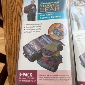 Rick Steves Travel Gear Flat Pack Packing System - 3-Pack